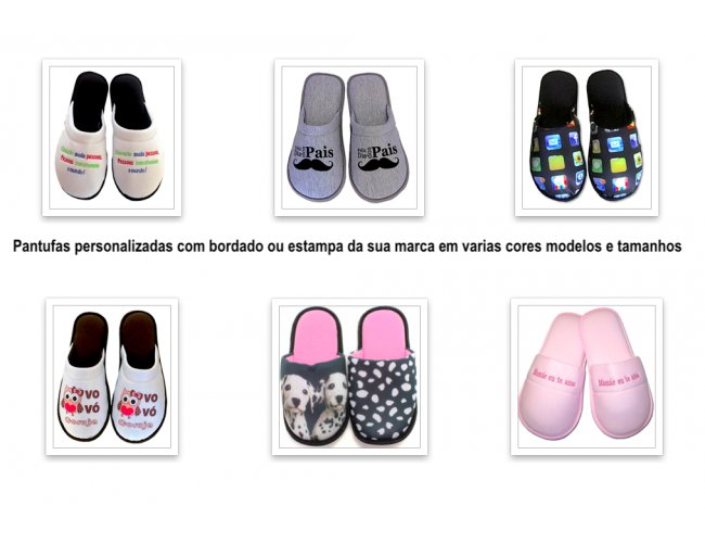 Pantufas personalizadas