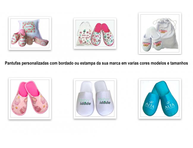 Pantufas personalizadas