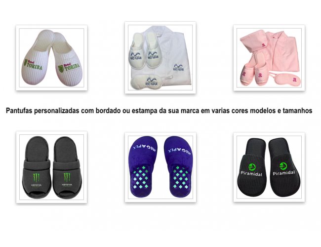 Pantufas personalizadas